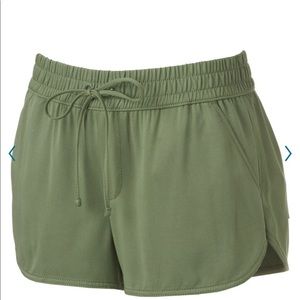 Junior’s SO Dolphin Hem Twill Shortie Shorts